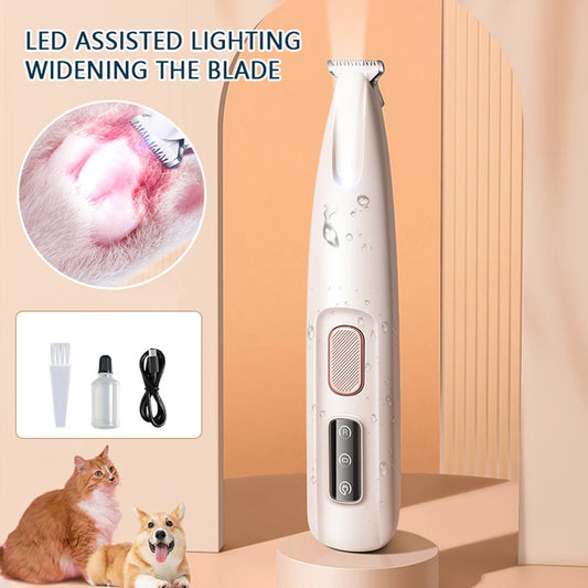 Pet Paw Groomer with LED Light